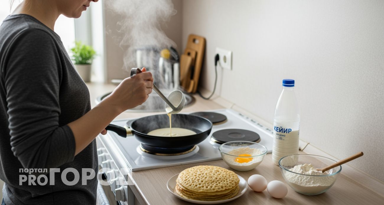 Беру стакан кефира и муку - через 10 минут семья уплетает золотистые лепешки за обе щеки