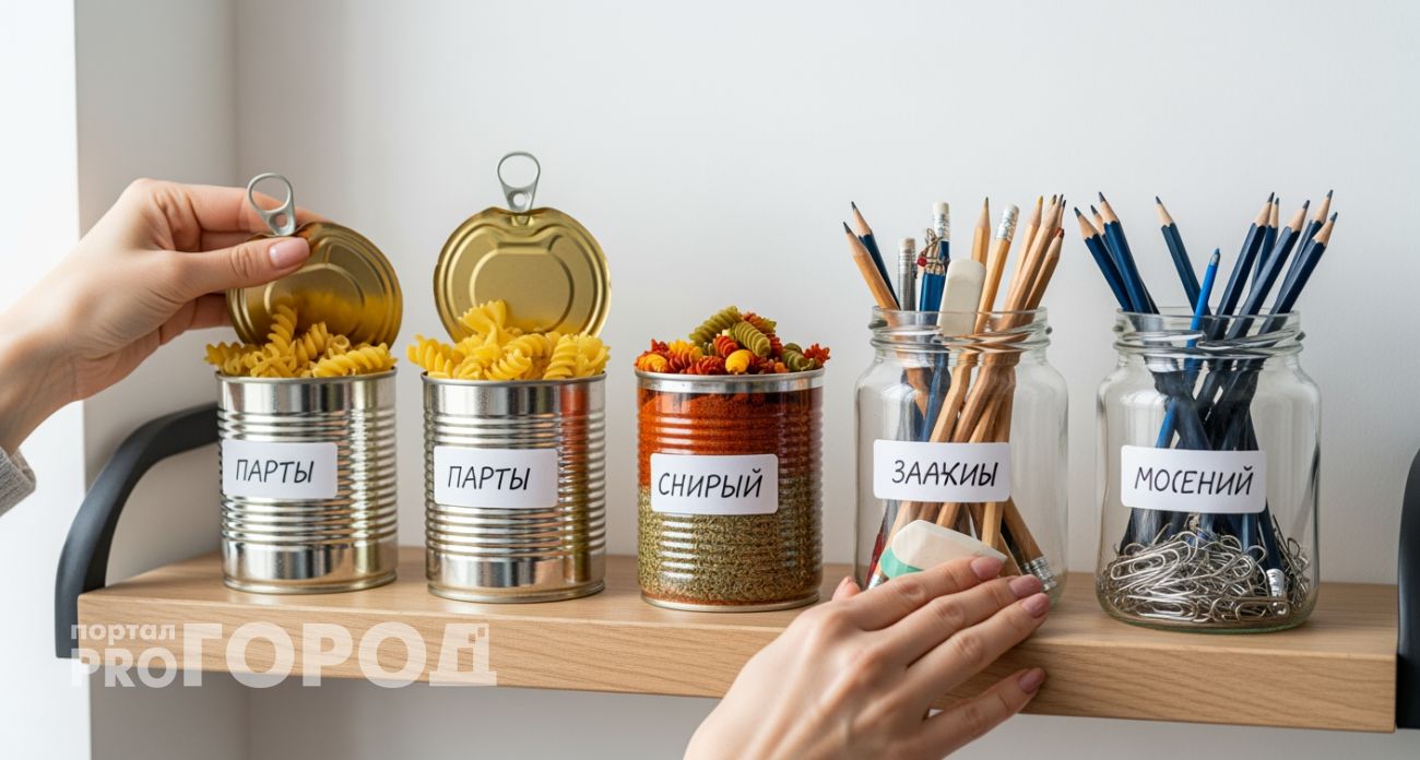 Пустые банки от кофе решают все мои проблемы с хранением и я больше не трачусь на органайзеры