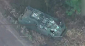 Минобороны России показало уничтожение бронетранспортера ВСУ в Курской области