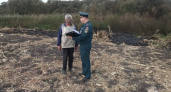 В Обоянском районе мужчина сжег траву и вызвал пожарных