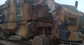 В Курской области начали вывозить разбитую технику ВСУ с приграничных полей