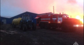 В Обоянском районе сгорела крыша овощехранилища