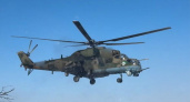 Российский вертолет Ми-35М уничтожил опорный пункт ВСУ в Курской области