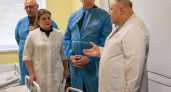 Бастрыкин посетил пациентов курской областной больницы