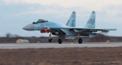 Российский истребитель Су-35С выполнил боевое дежурство в Курской области
