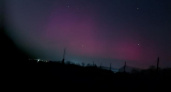 Северное сияние снова озарило ночное небо Курского района