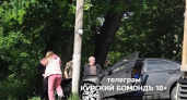 В Курске при столкновении Мазды и Фольксвагена пострадали двое пассажиров