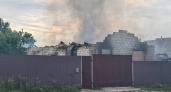 В Рыльске при атаке ВСУ сгорел дом, жители не пострадали