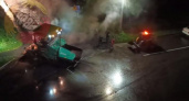 В Курске рабочие клали асфальт в ливень на улицах Гагарина и Серёгина