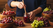 Забытый кавказский секрет: варенье из винограда превращает обычные ягоды в драгоценные конфеты