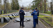 В Курске строители повредили мемориал советским воинам во время реконструкции