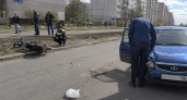 Мопед и «Лада Приора» столкнулись в Курске: двое пострадавших