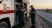 Под Курском у «Лады Калины» на ходу отвалилось колесо — машина в кювете