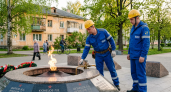 В Золотухино зажгли первый в районе Вечный огонь у мемориала