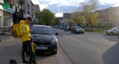 Доставщик «Самоката» ехал против потока и столкнулся с KIA в центре Курска