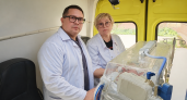 Новорожденного с врожденным пороком сердца бережно доставили из Курска в Москву