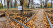 В Курске заморозили благоустройство сквера у школы на Серёгина из-за нарушений подрядчика