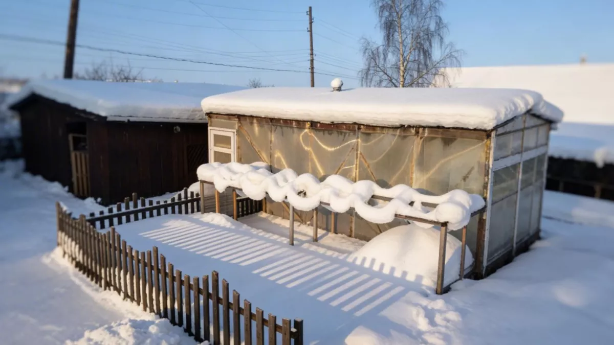 Набросал снег в теплицу и пожалел: сосед сказал, что я дурак, а оказалось, что он просто не разбирается — объясняю, почему это обязательно 
