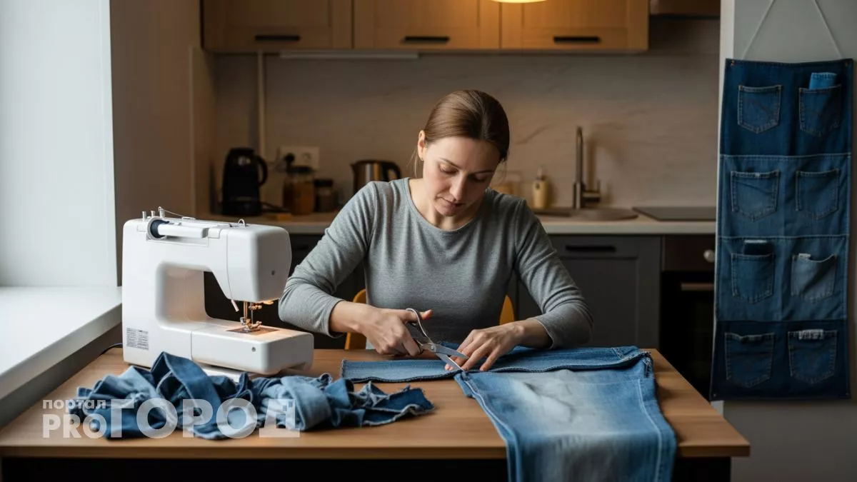 Не выбрасывайте старые джинсы: 7 хитростей превратить их в нужные домашние помпомощники