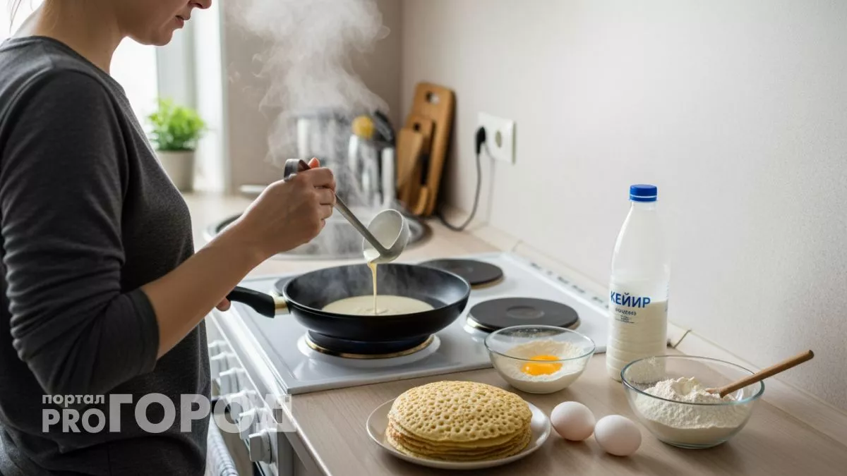 Беру стакан кефира и муку - через 10 минут семья уплетает золотистые лепешки за обе щеки