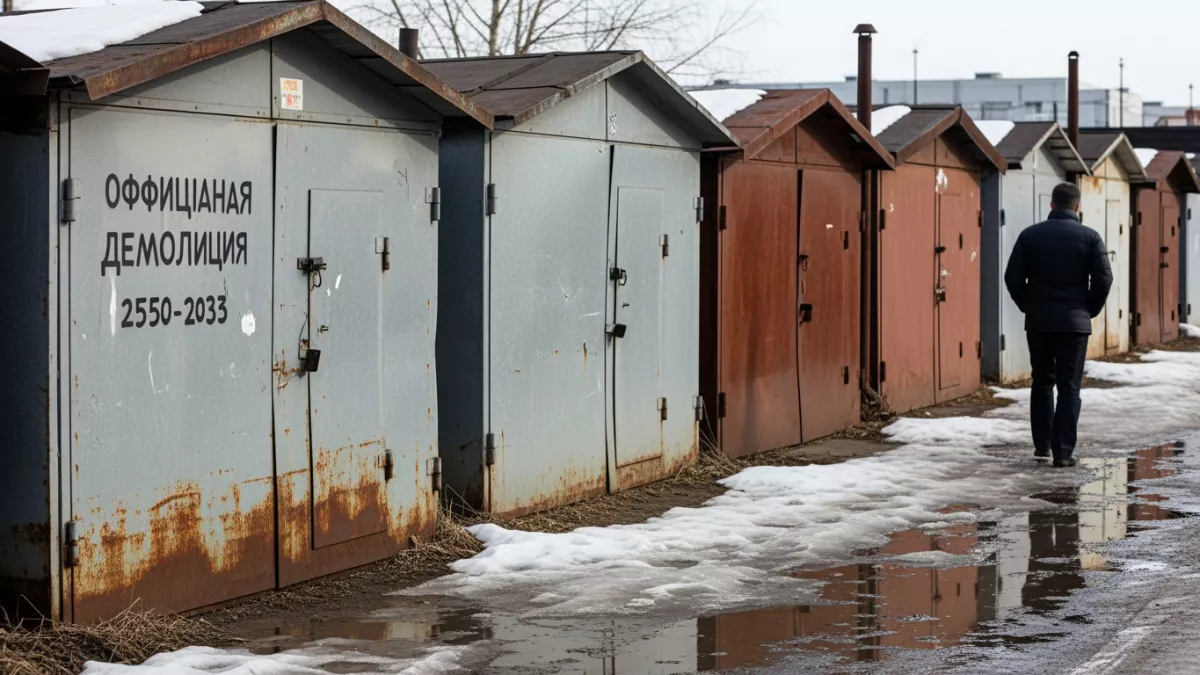 30 гаражей под снос: владельцам придется заплатить за демонтаж