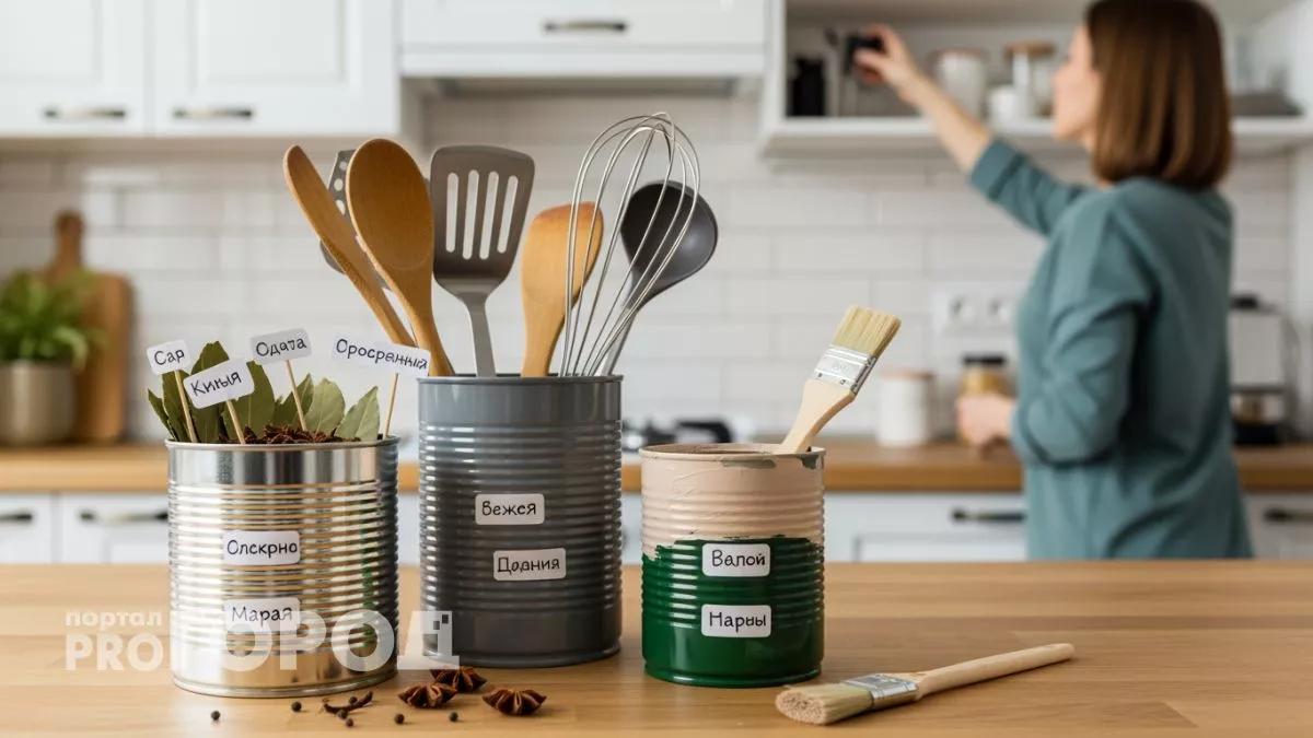 Жестяные банки от кофе помогают мне организовать весь дом и больше не трачу деньги на контейнеры