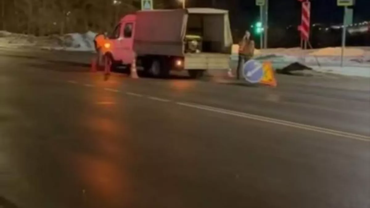 Мэр Маслов лично проверил заделку крупных ям на дорогах Курска