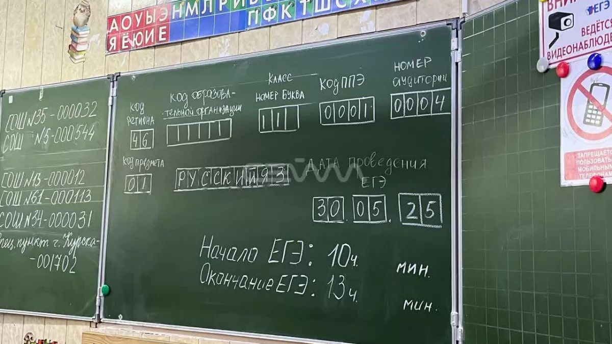 ЕГЭ в Курской области пройдёт за мешками с песком и бронеплёнкой