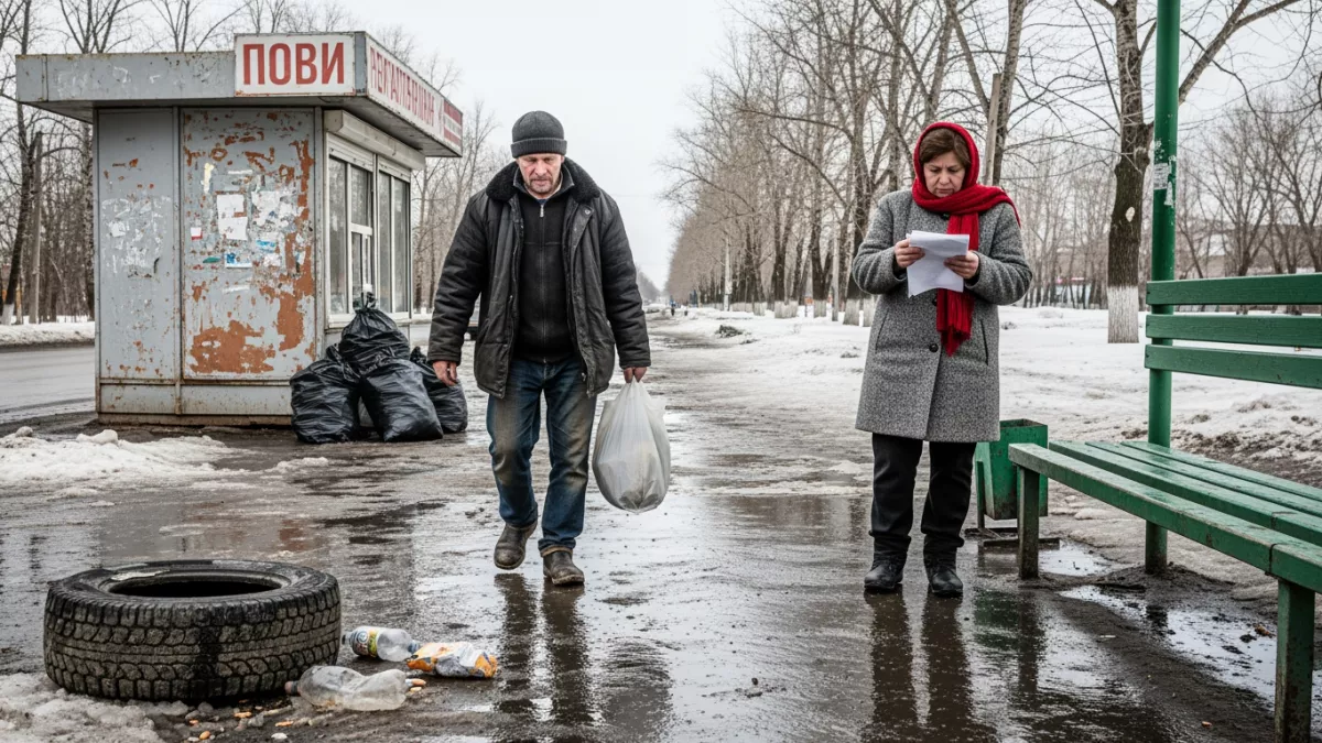 Хинштейн разнёс главу района за ледяную колею и обшарпанные киоски