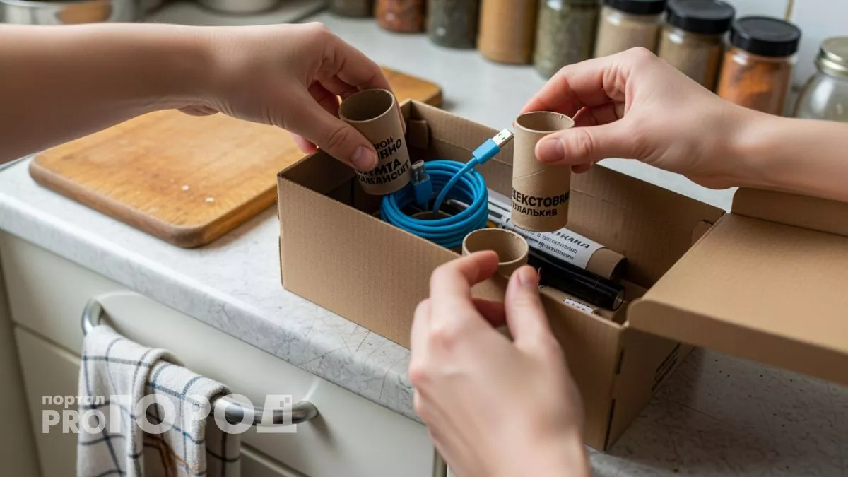 Втулки от туалетной бумаги храню как сокровище: заменили все покупные органайзеры и решили проблемы