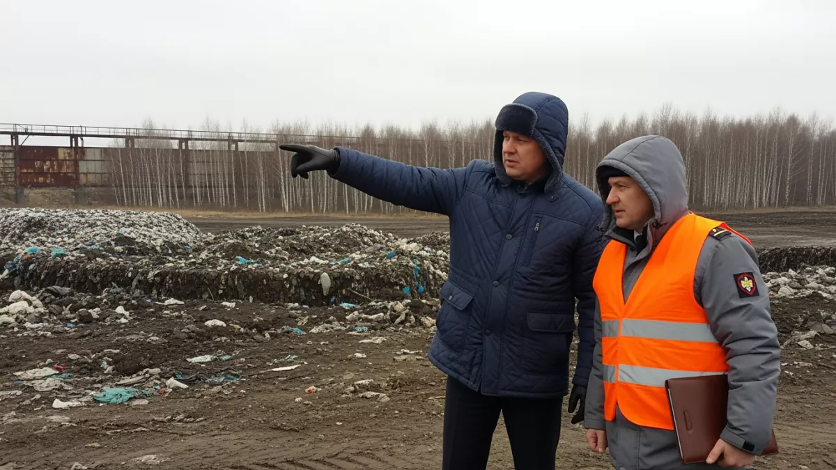 Глава экологического общества лично разбирается с вонью в Курске