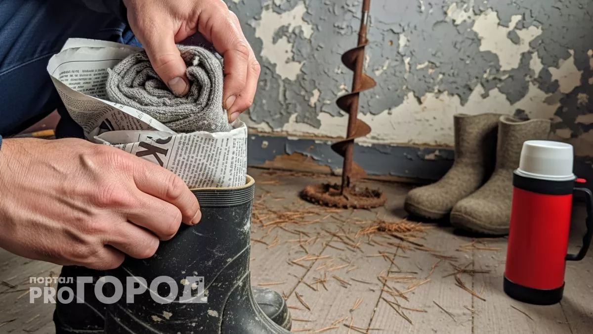 Охотники Урала кладут в валенки мятую газету и их ноги остаются теплыми даже при минус тридцати