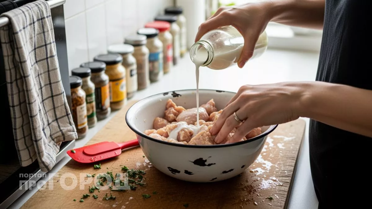 Стакан кефира превратил мою жесткую курицу в нежнейшее мясо: теперь готовлю только по этому рецепту