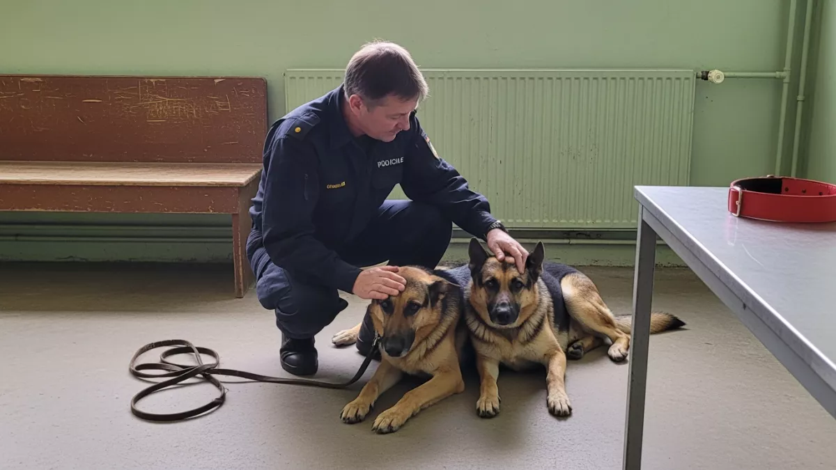 Собаки-ищейки Лютая и Екка ушли на пенсию после десятков задержаний наркотиков
