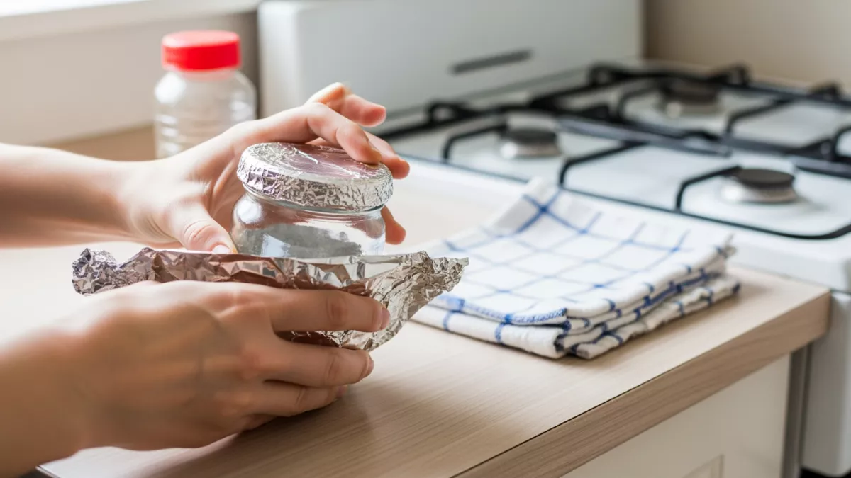 Хитрость, о которой молчат опытные хозяйки: что произойдёт, если обернуть банки фольгой