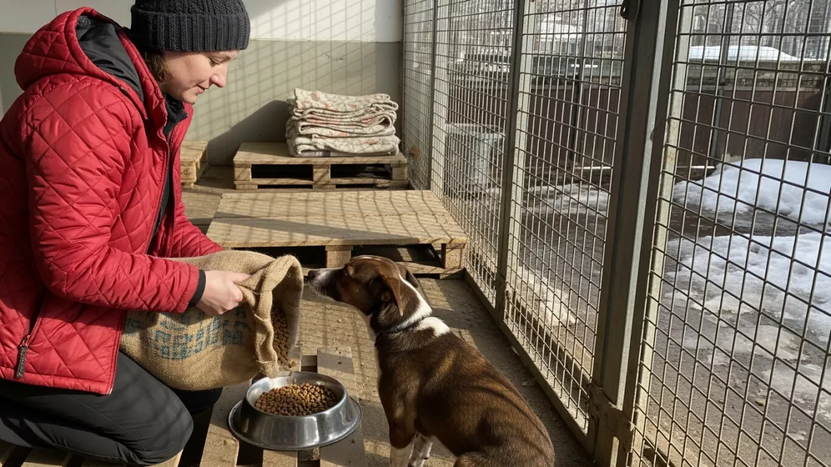 250 собак остались с тремя сотрудниками: курский приют на грани закрытия