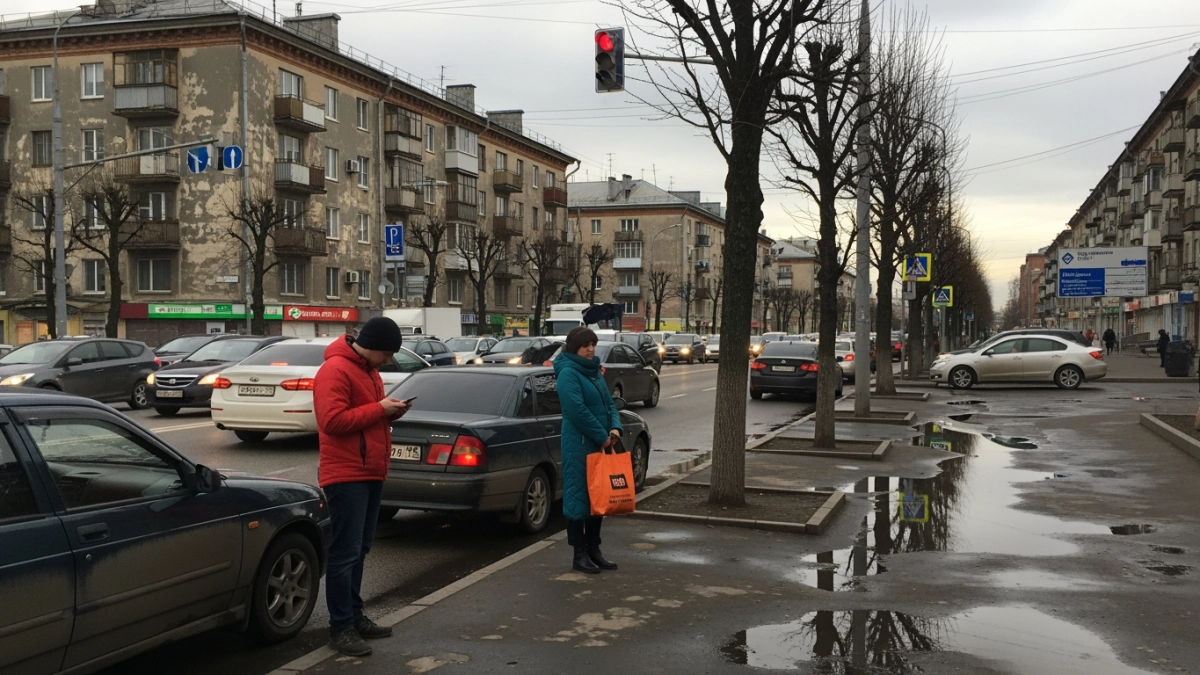 ДТП парализовали движение в четырех районах Курска в час пик
