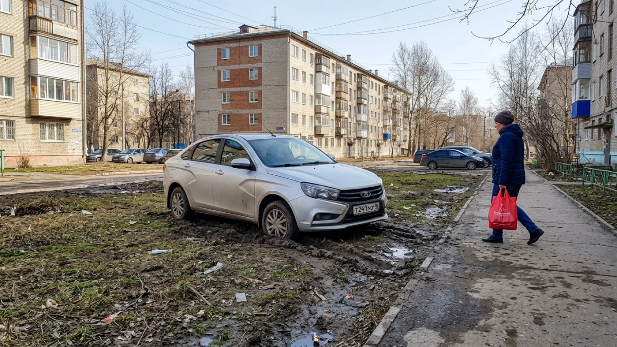 Мэрия Курска показала фото нарушителей парковки: составлено 8 протоколов