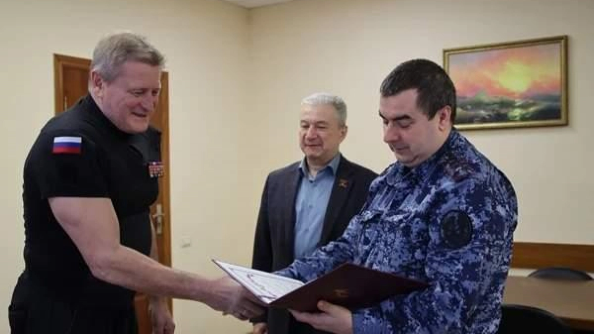 Ветеран курского УФСИН Владимир Детков удостоен именной премии за вклад в патриотическое воспитание