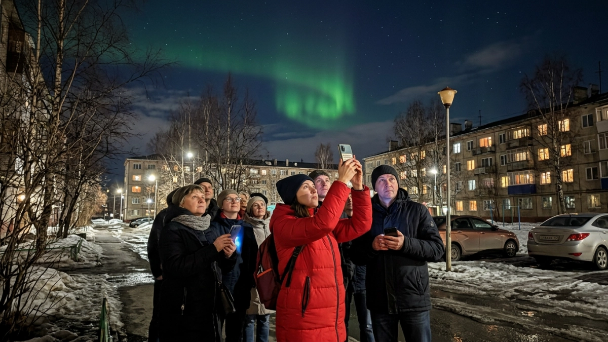 Геомагнитная буря подарит курянам шанс увидеть полярное сияние