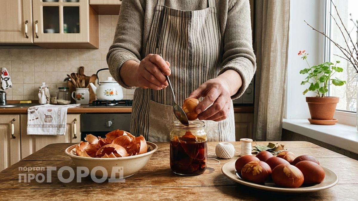 Луковица, свёкла и куркума заменят все красители — яйца выходят ярче магазинных