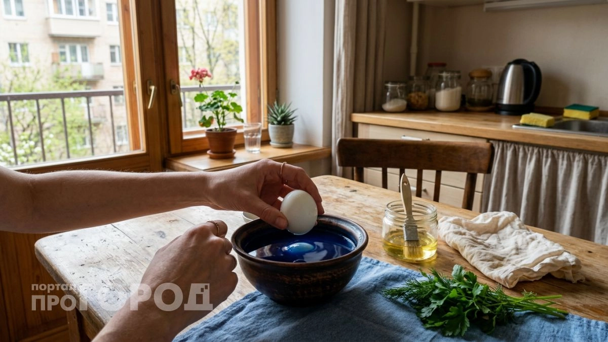 Один овощ из холодильника — и яйца на Пасху переливаются фиолетом без химии