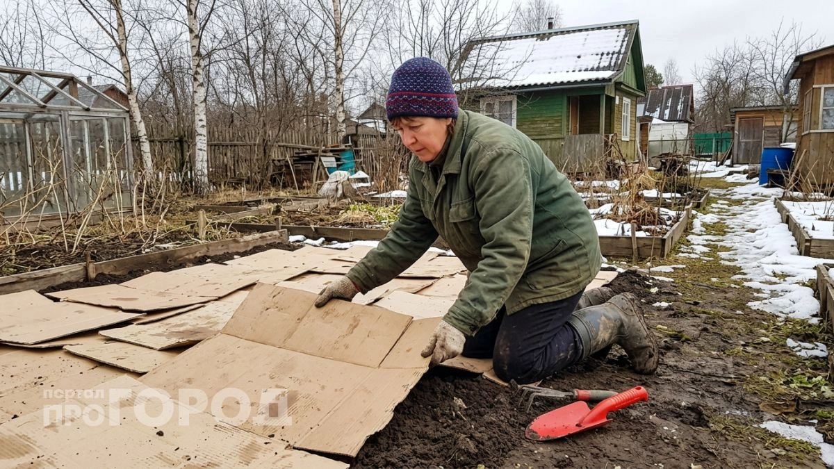Бесплатный картон из магазина заменил мне покупной навоз и полностью избавил грядки от зарослей сорняков