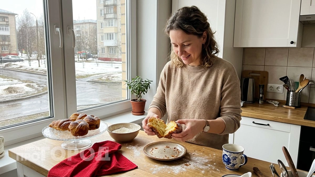 Забыла про сухие куличи и на Пасху 2026 пеку слоистый краффин — он тает во рту и остается мягким всю неделю