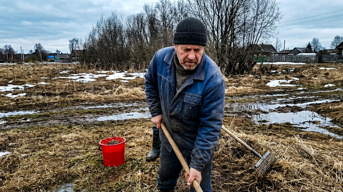 Житель Курской области сжигал мусор и спалил траву у посёлка