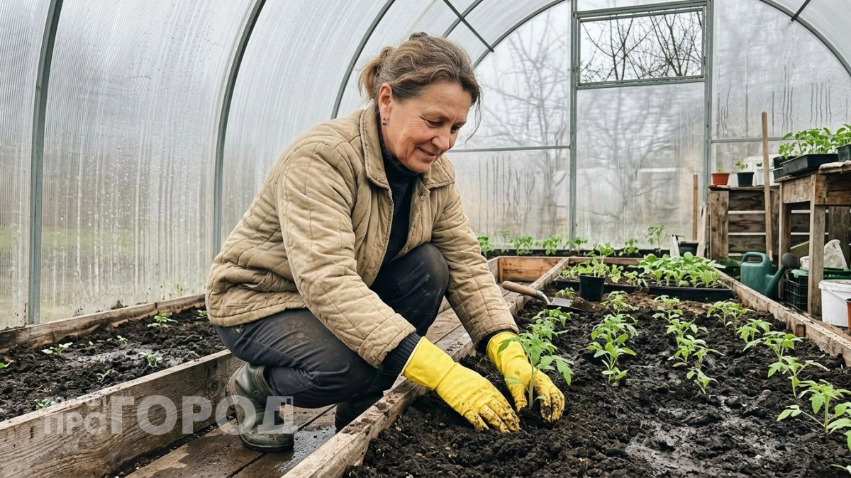 Пока все ждут тепла я уже сею в холодную теплицу и снимаю зелень к середине апреля