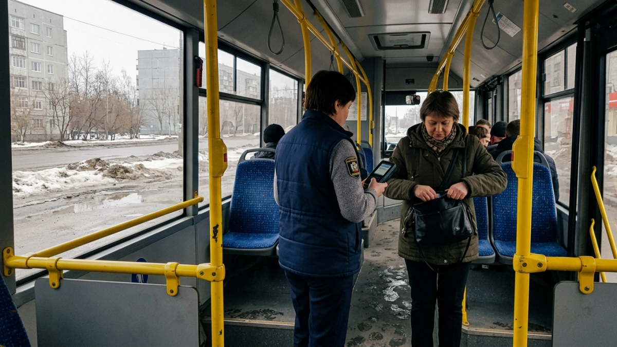 Число штрафов за безбилетный проезд в Курске выросло почти вдвое за месяц
