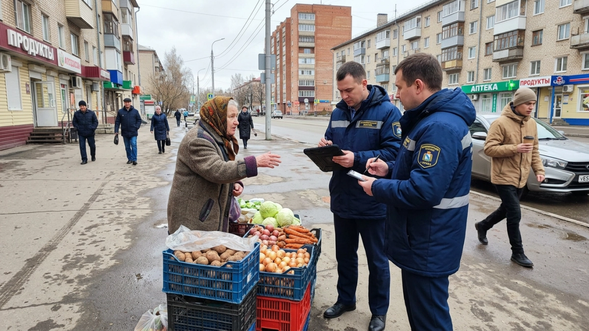 13 рейдов за месяц: в Курске пресекли незаконную торговлю на улицах