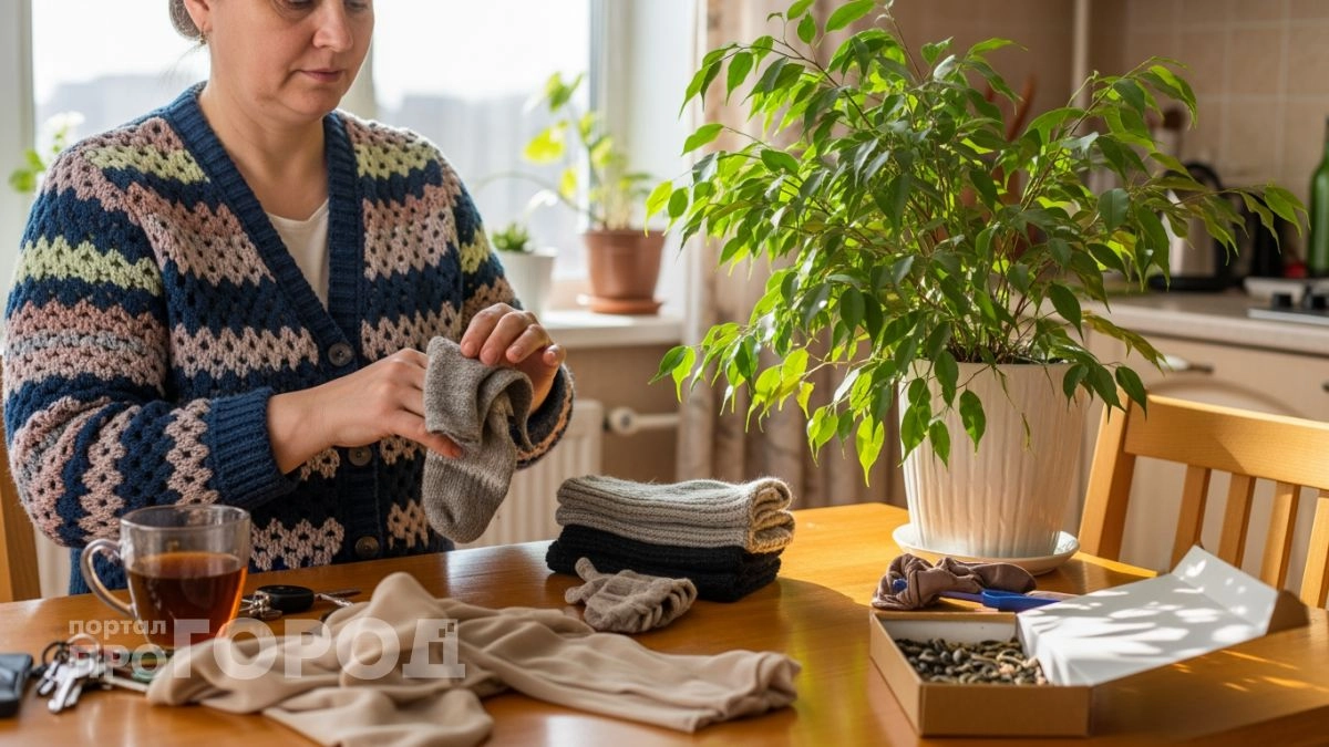 Перестала выбрасывать дырявые носки: показываю семь способов превратить их в полезные вещи для дома и сада