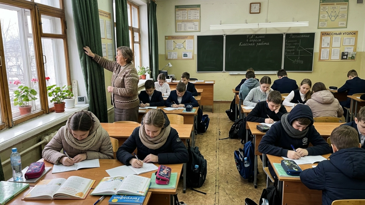 В школах Солнцевского района отключили тепло — дети сидят на уроках в куртках